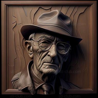 3D model William S Burroughs (STL)